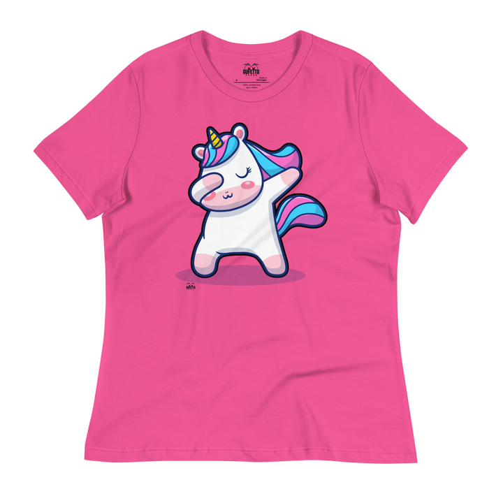 T-shirt fit donna Unicorn Dance - Gufetto Brand 