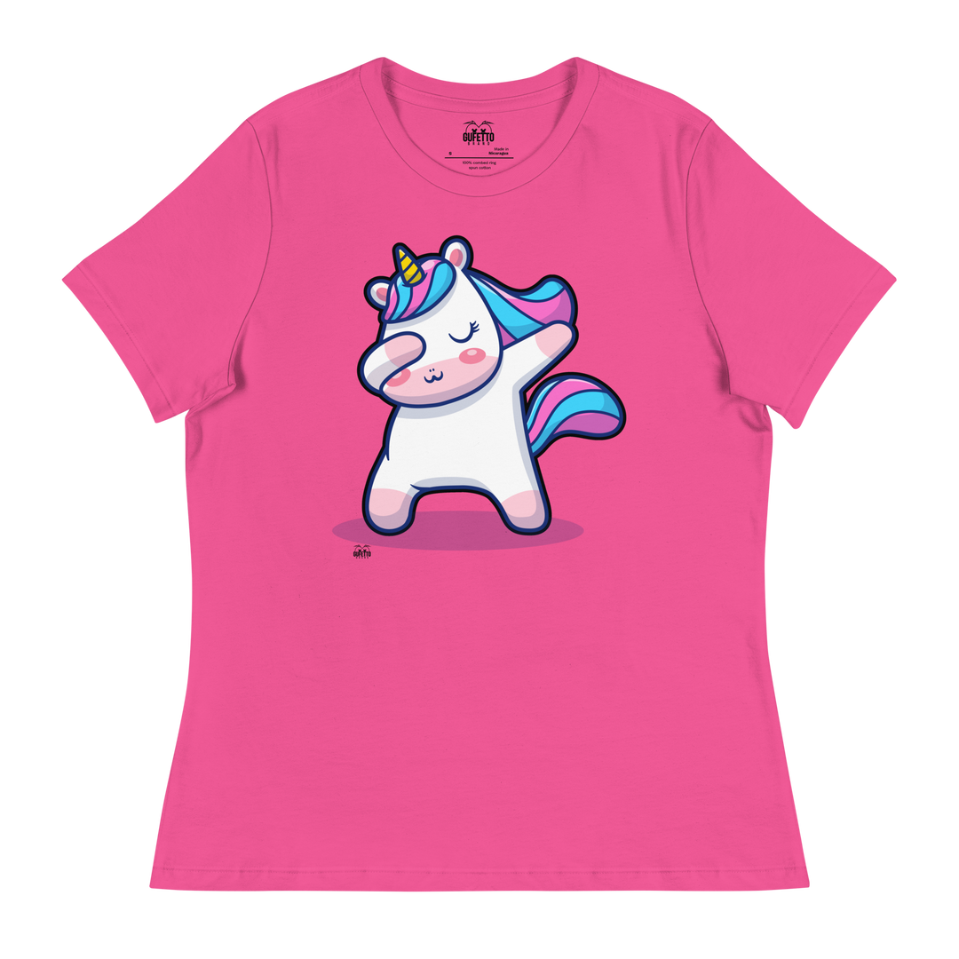 T-shirt fit donna Unicorn Dance - Gufetto Brand 