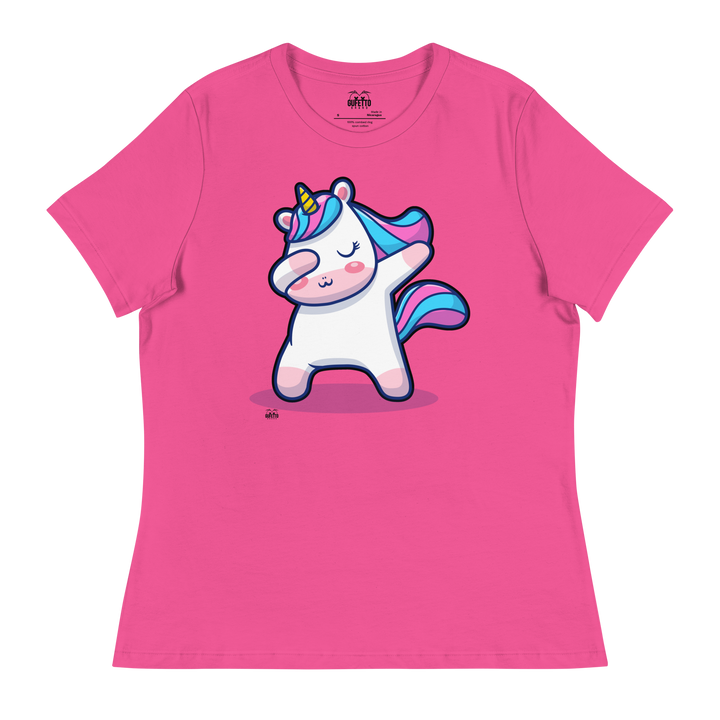 T-shirt fit donna Unicorn Dance - Gufetto Brand 