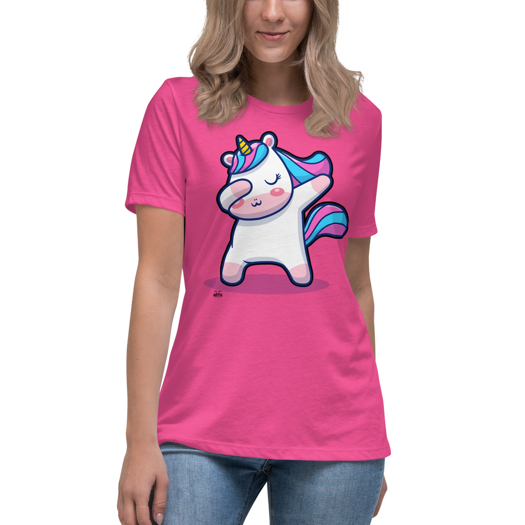 T-shirt fit donna Unicorn Dance - Gufetto Brand 
