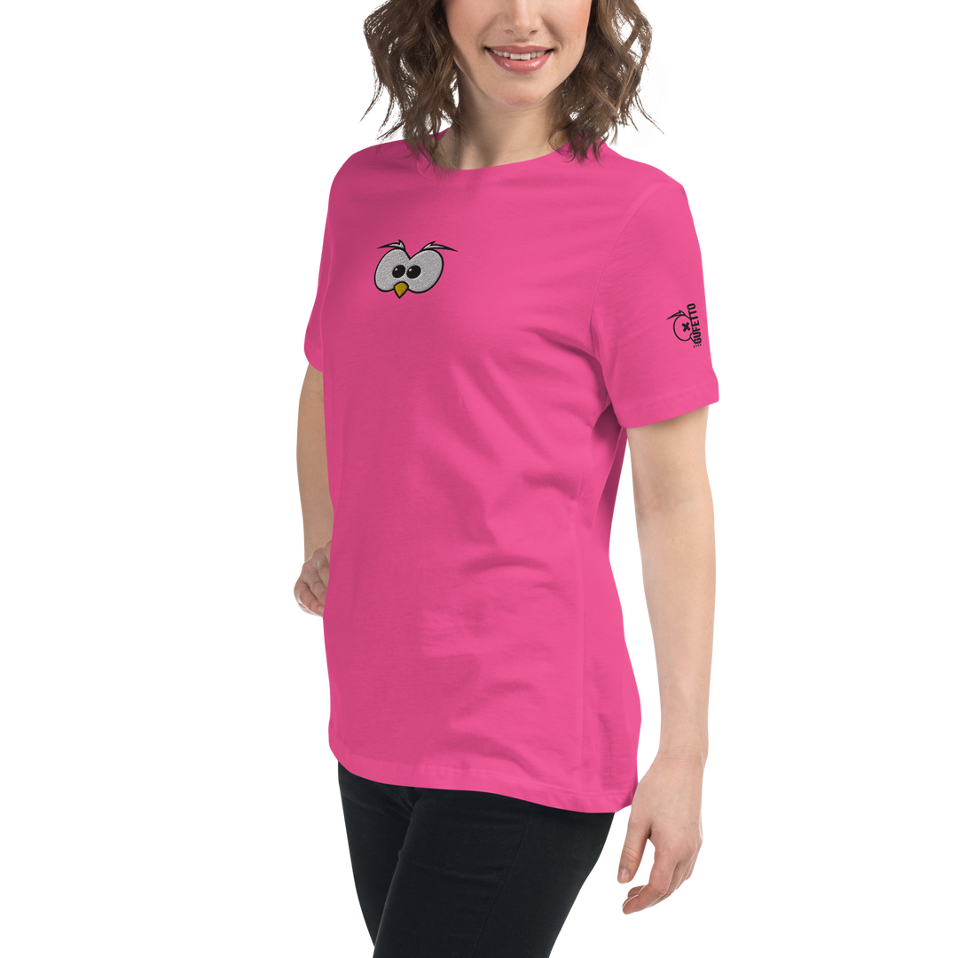 T-shirt relaxed fit donna GUFETTO OCCHI - Gufetto Brand 