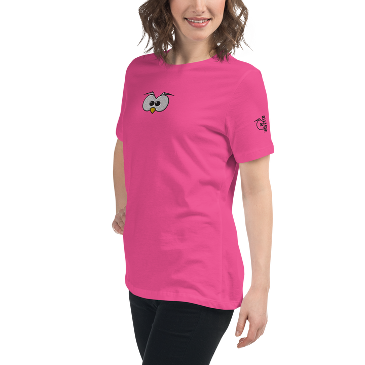 T-shirt relaxed fit donna GUFETTO OCCHI - Gufetto Brand 