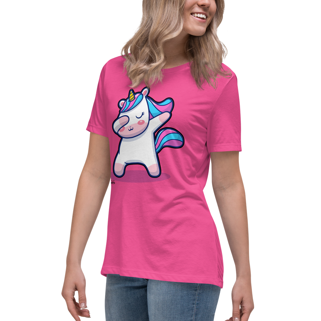 T-shirt fit donna Unicorn Dance - Gufetto Brand 