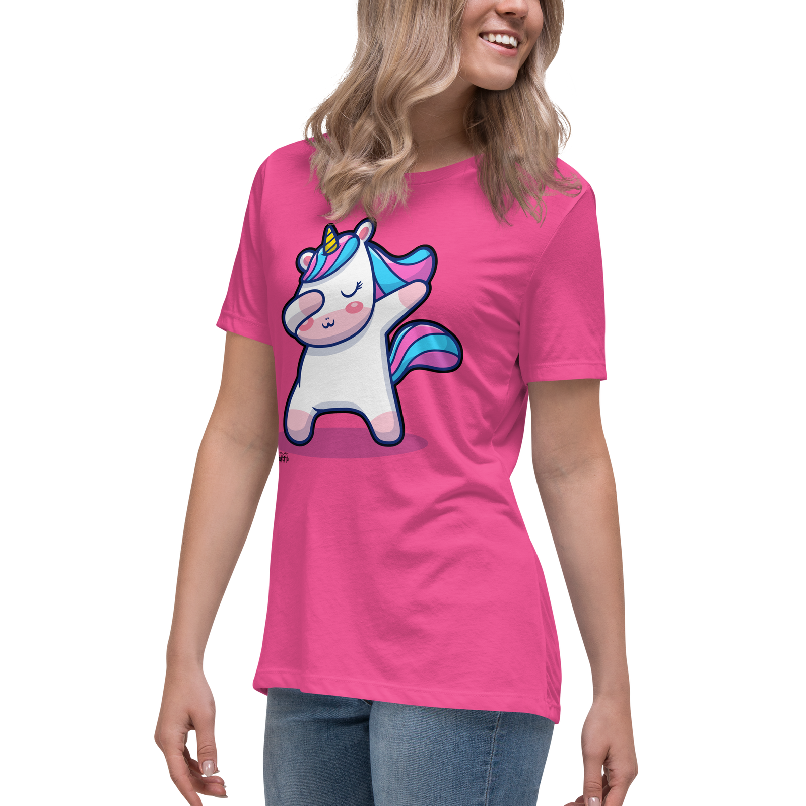 T-shirt fit donna Unicorn Dance - Gufetto Brand 