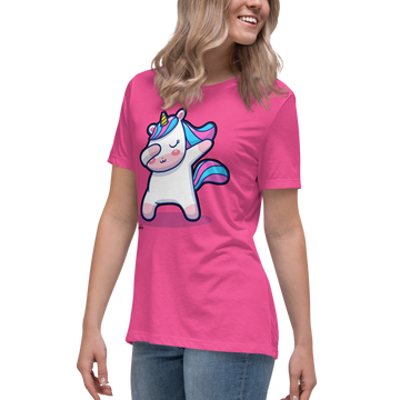T-shirt fit donna Unicorn Dance