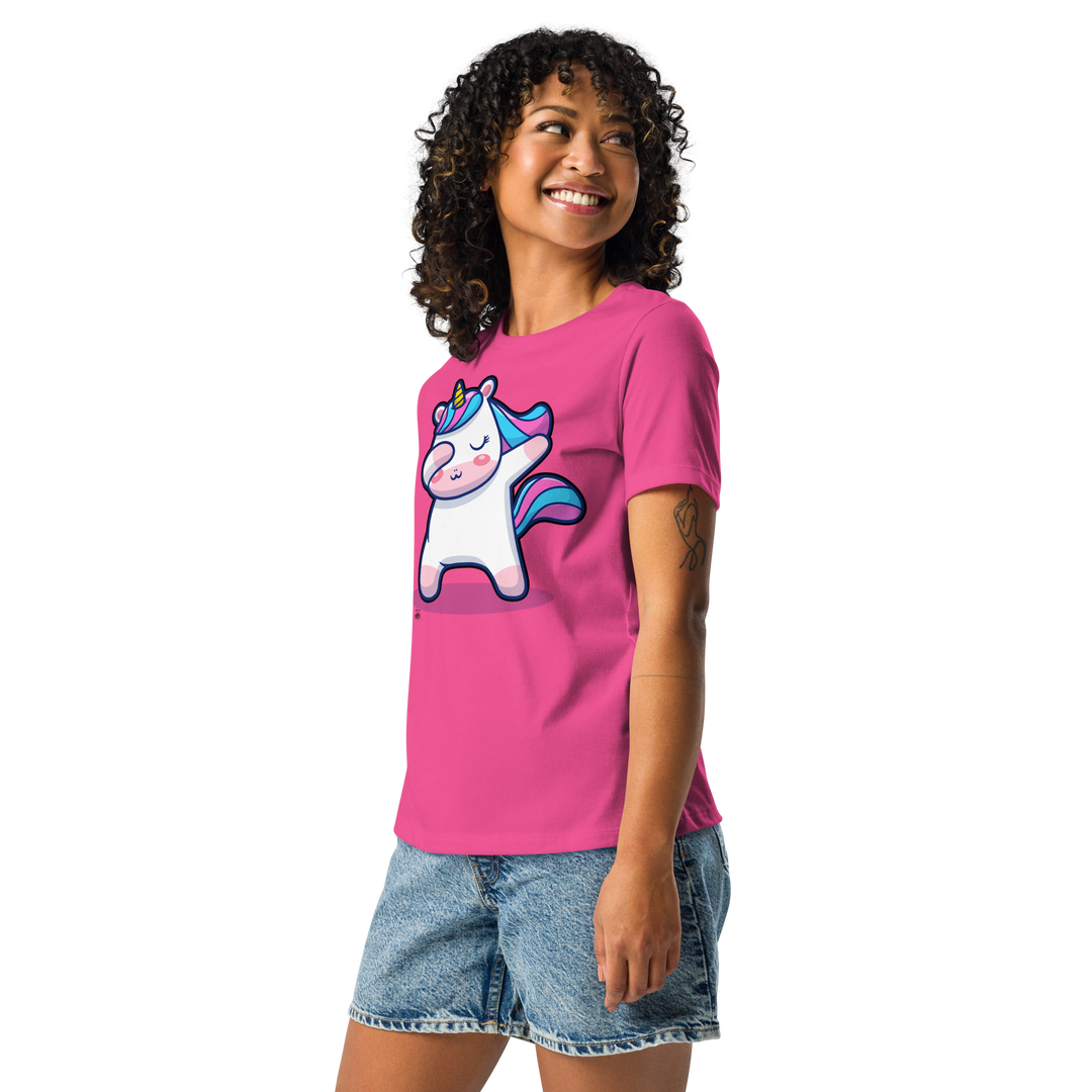 T-shirt fit donna Unicorn Dance - Gufetto Brand 