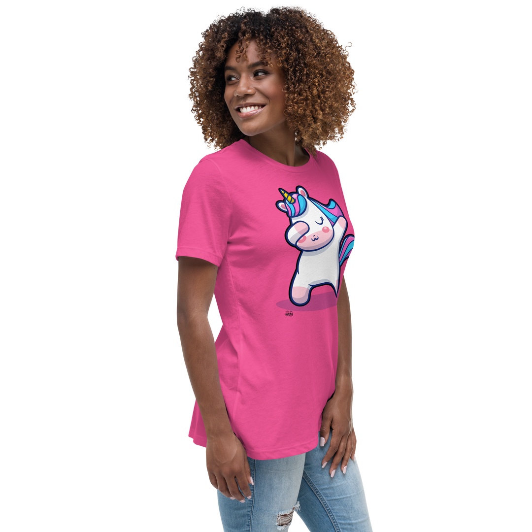 T-shirt fit donna Unicorn Dance - Gufetto Brand 