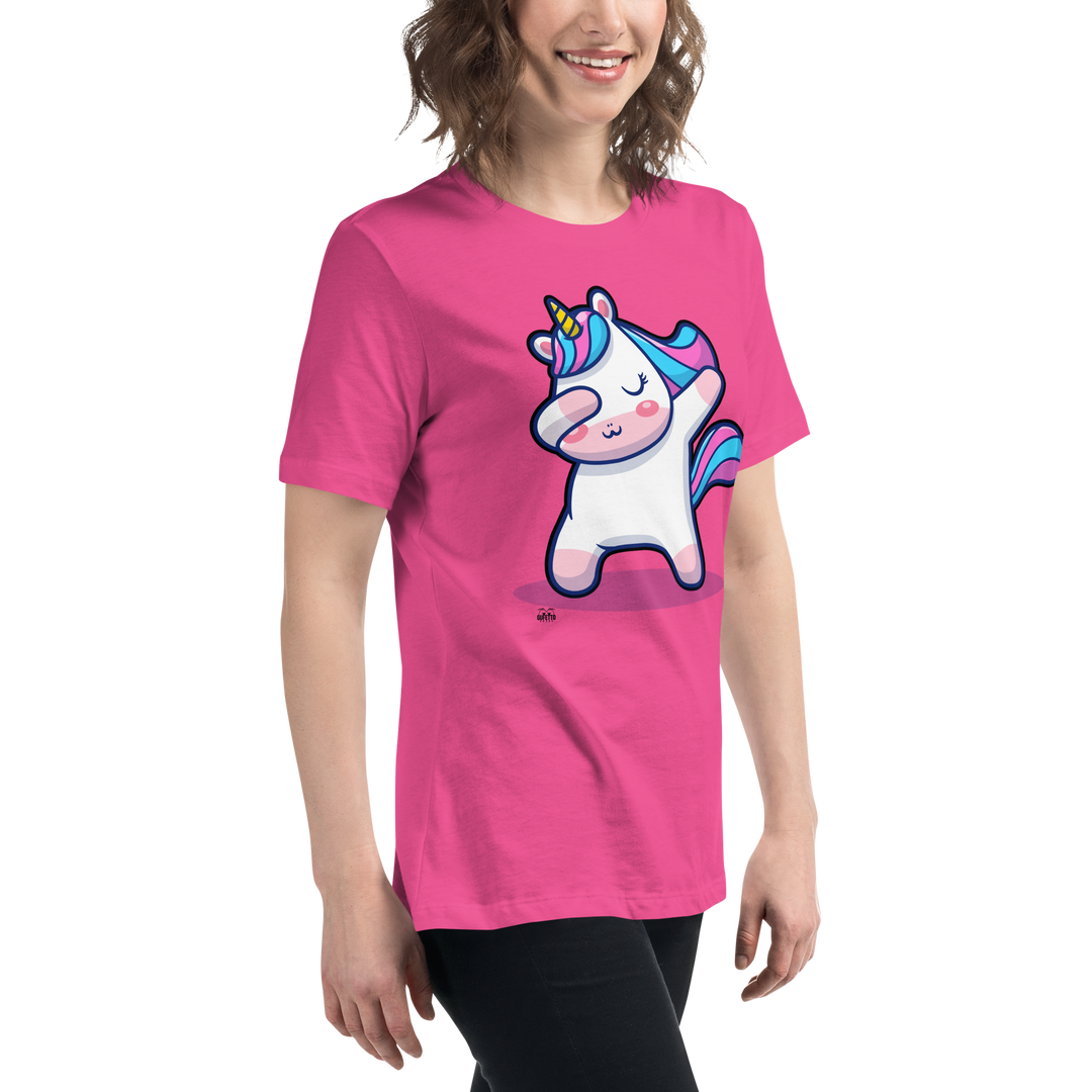 T-shirt fit donna Unicorn Dance - Gufetto Brand 