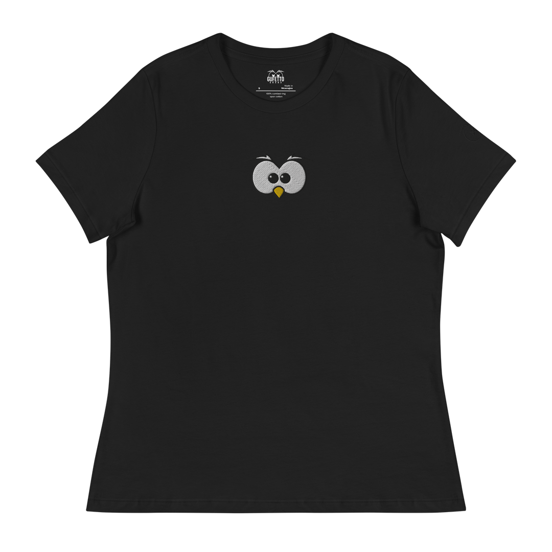 T-shirt relaxed fit donna GUFETTO OCCHI - Gufetto Brand 