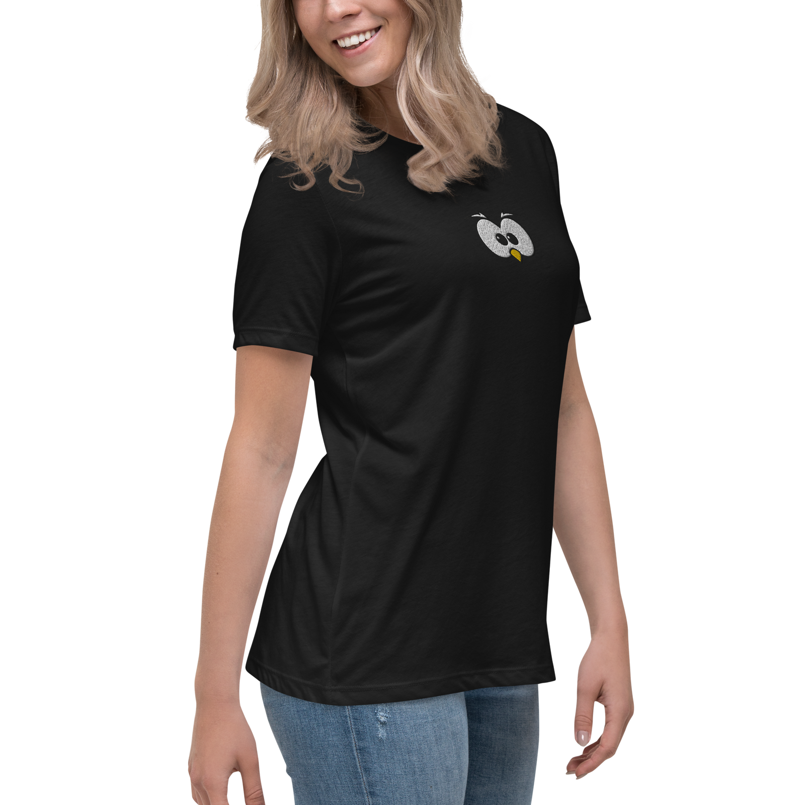 T-shirt relaxed fit donna GUFETTO OCCHI - Gufetto Brand 