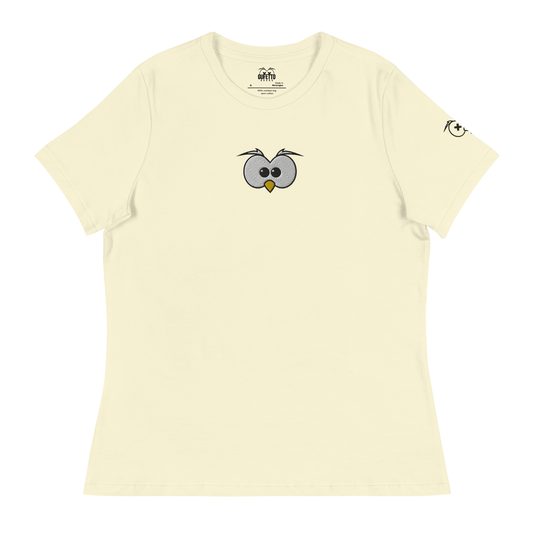 T-shirt relaxed fit donna GUFETTO OCCHI - Gufetto Brand 