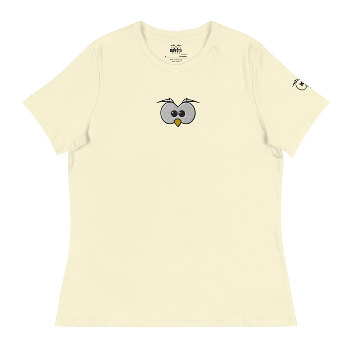 T-shirt relaxed fit donna GUFETTO OCCHI - Gufetto Brand 