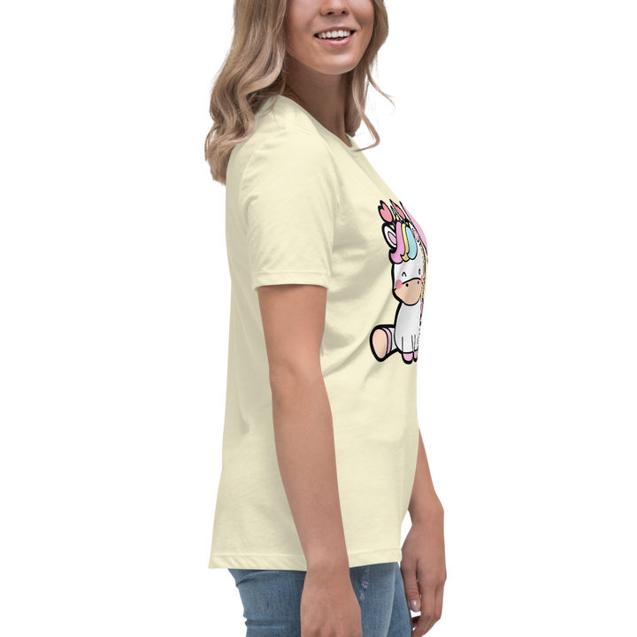 T-shirt fit donna Unicorn Palloncino - Gufetto Brand 