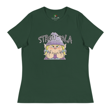 T-shirt relaxed fit donna Premium Stronzola COLOR