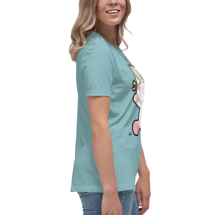 T-shirt fit donna Unicorn Happy - Gufetto Brand 