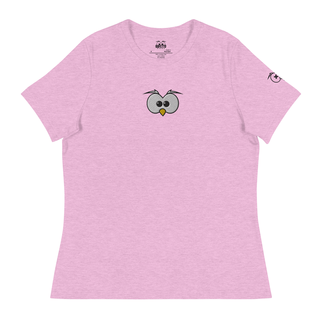 T-shirt relaxed fit donna GUFETTO OCCHI - Gufetto Brand 