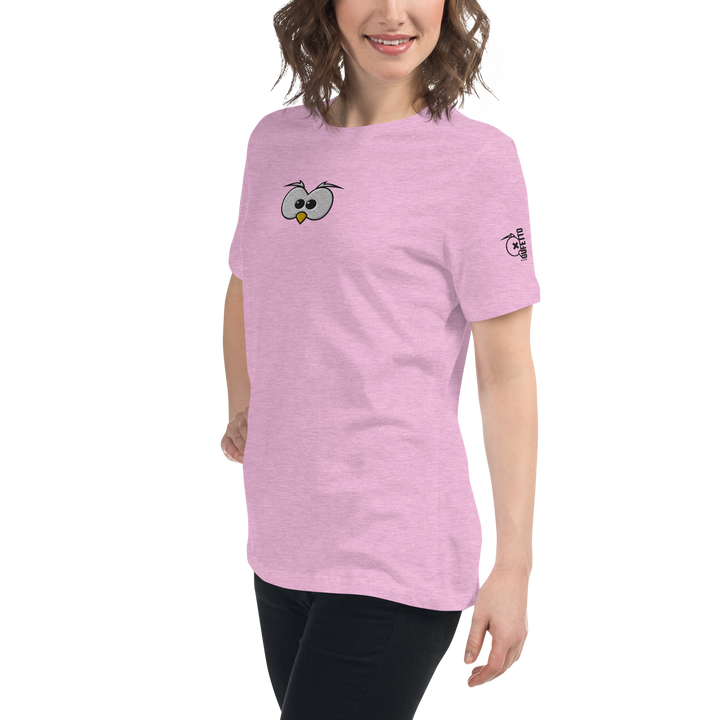 T-shirt relaxed fit donna GUFETTO OCCHI - Gufetto Brand 