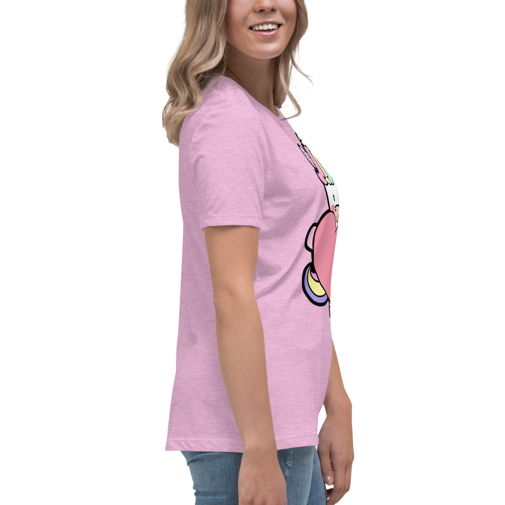 T-shirt fit donna Unicorn Cuore - Gufetto Brand 