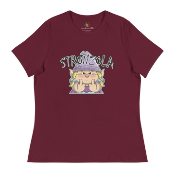 T-shirt relaxed fit donna Premium Stronzola COLOR