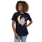 T-shirt  fit donna Unicorn Luna - Gufetto Brand 