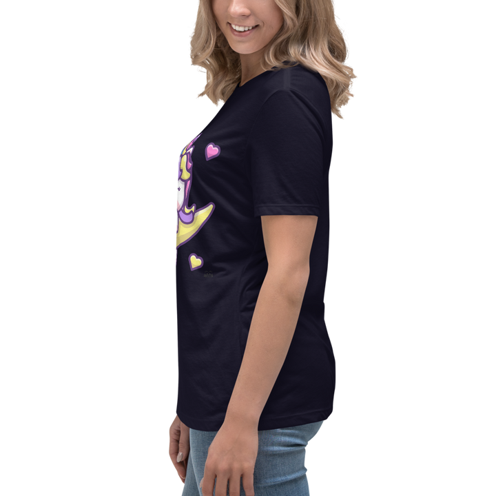 T-shirt  fit donna Unicorn Luna - Gufetto Brand 