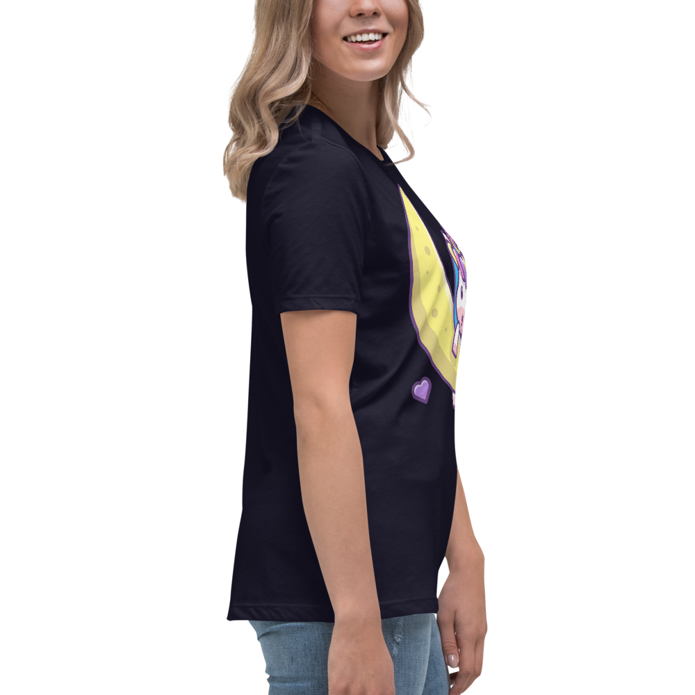T-shirt  fit donna Unicorn Luna - Gufetto Brand 