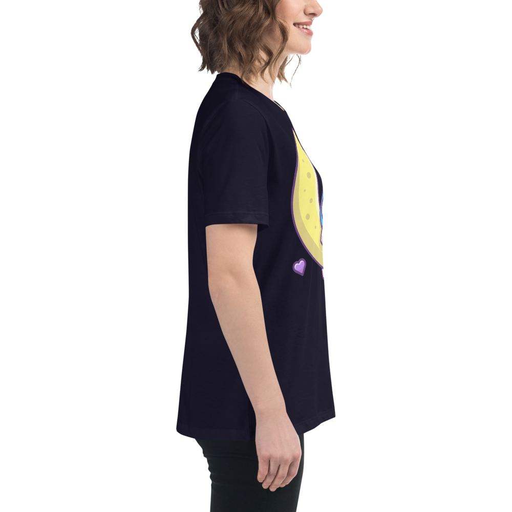 T-shirt  fit donna Unicorn Luna - Gufetto Brand 