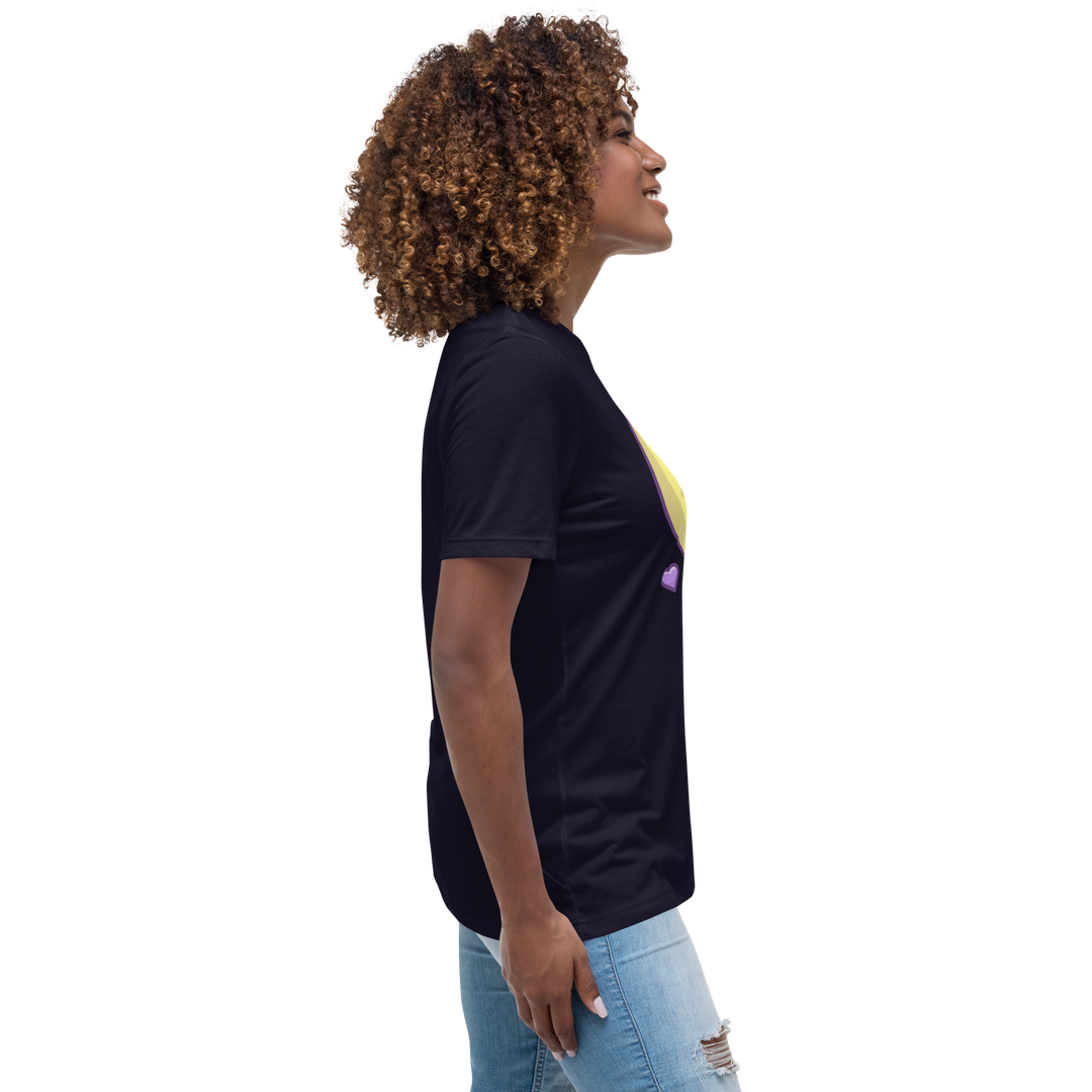 T-shirt  fit donna Unicorn Luna - Gufetto Brand 