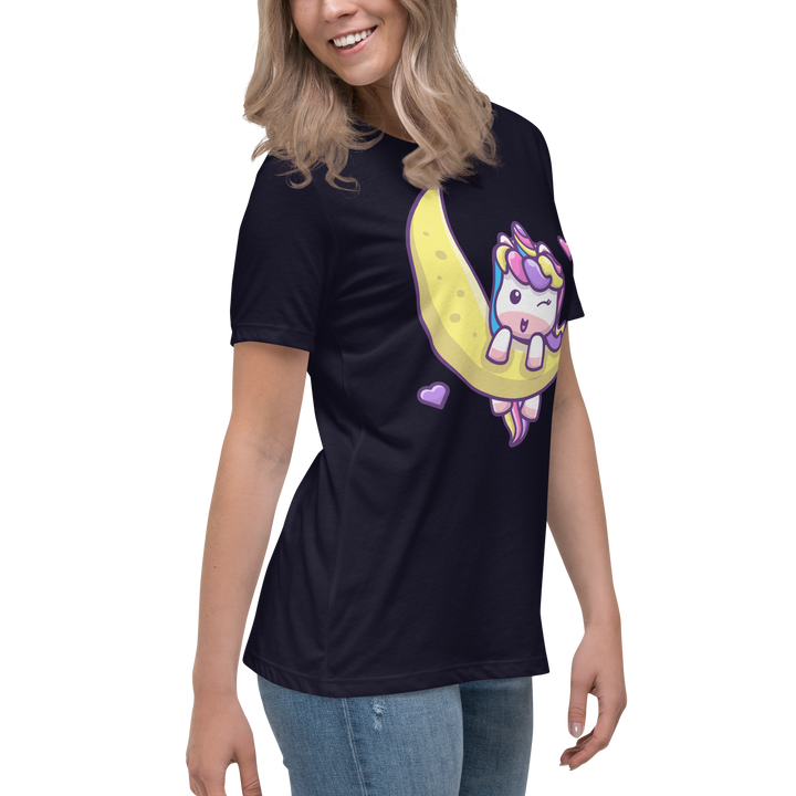T-shirt  fit donna Unicorn Luna - Gufetto Brand 