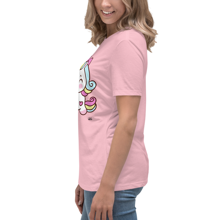 T-shirt fit donna Unicorn Gelato - Gufetto Brand 