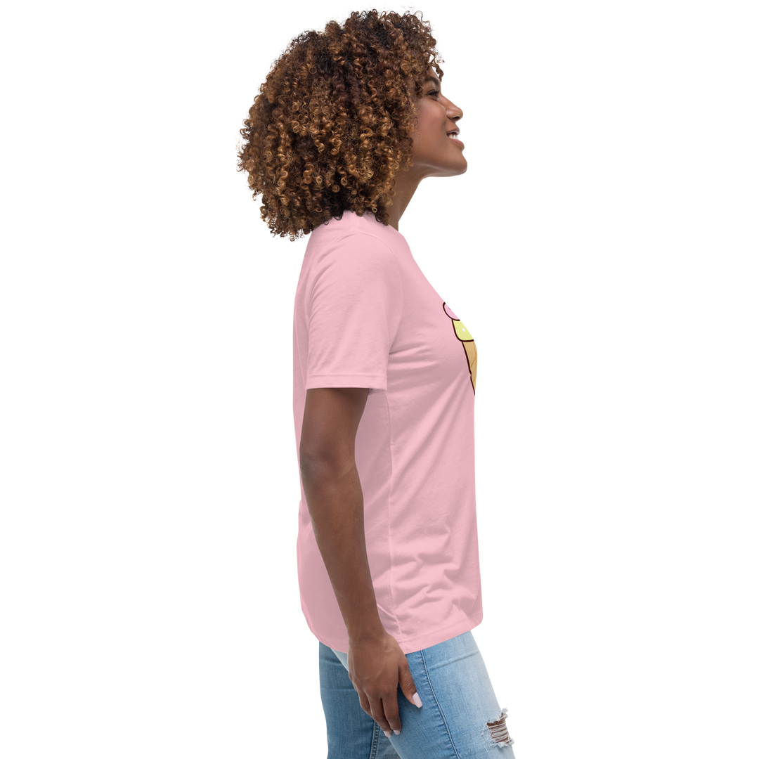 T-shirt fit donna Unicorn Gelato - Gufetto Brand 