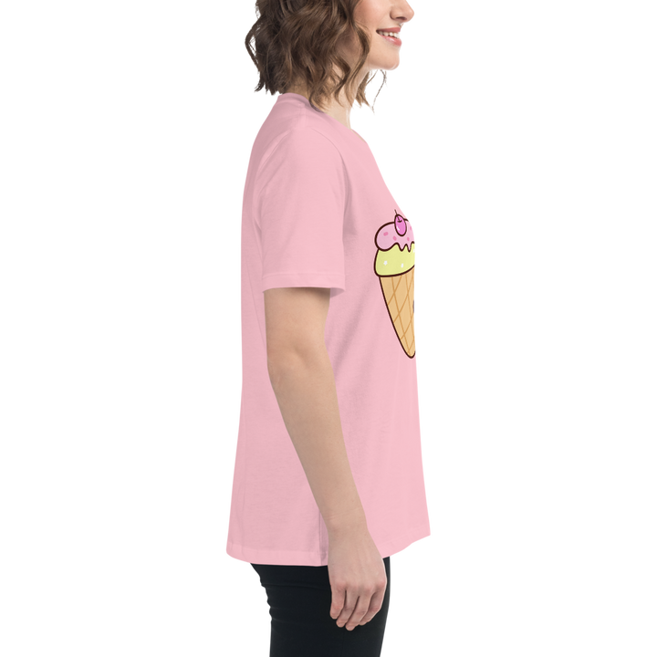 T-shirt fit donna Unicorn Gelato - Gufetto Brand 