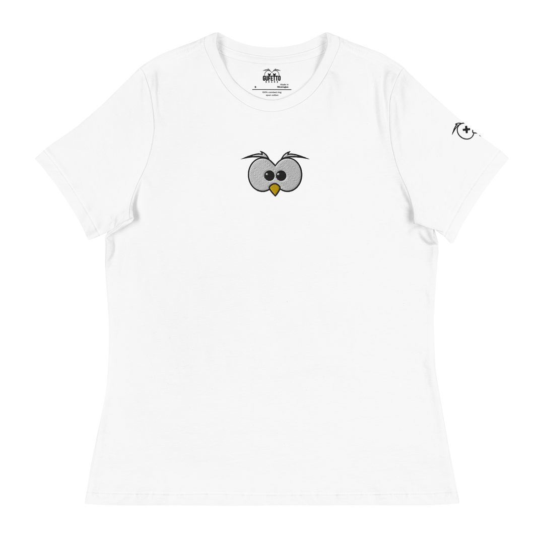 T-shirt relaxed fit donna GUFETTO OCCHI - Gufetto Brand 