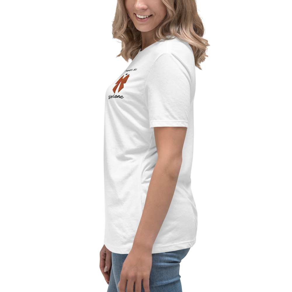 T-shirt Ricamata Donna Ricordati di Me Fiocco - Gufetto Brand 