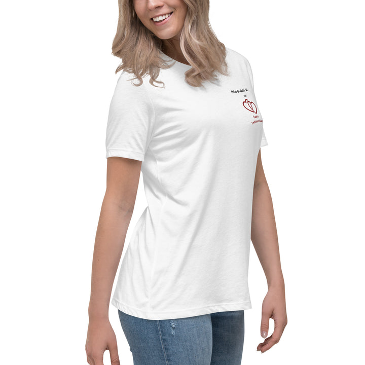 T-shirt Ricamata Donna Ricordati di me Cuori Intrecciati - Gufetto Brand 