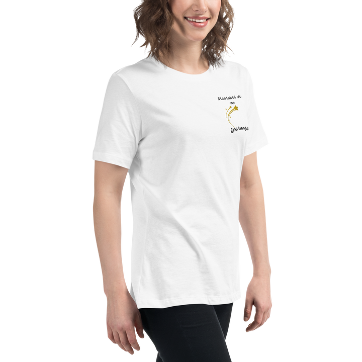 T-shirt Ricamata Donna Ricordati di Me Stella - Gufetto Brand 