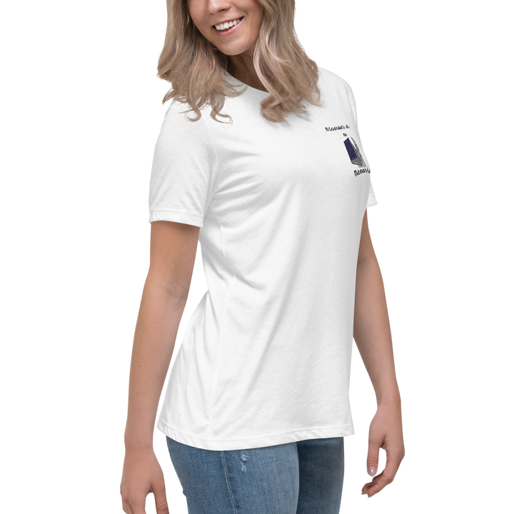 T-shirt Ricamata Donna Ricordati di Me Libro e Penna - Gufetto Brand 