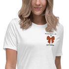 T-shirt Ricamata Donna Ricordati di Me Fiocco - Gufetto Brand 