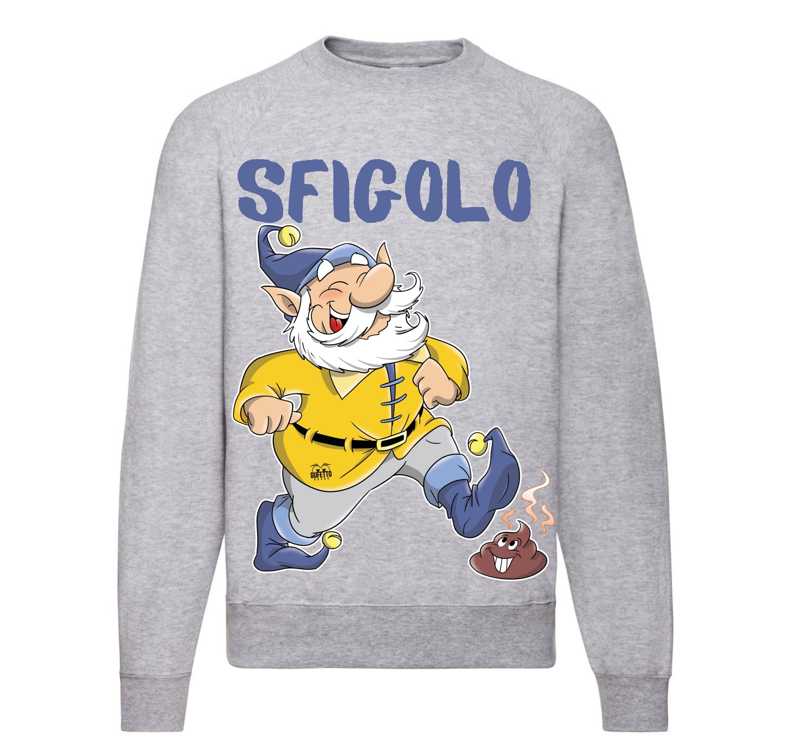 Felpa Classic Uomo Donna Sfigolo ( S555666798 ) - Gufetto Brand 