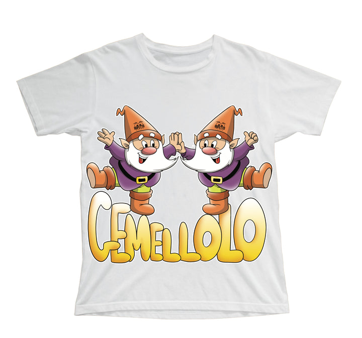 T-shirt Bambino/a Gemellolo( G56783321 ) - Gufetto Brand 