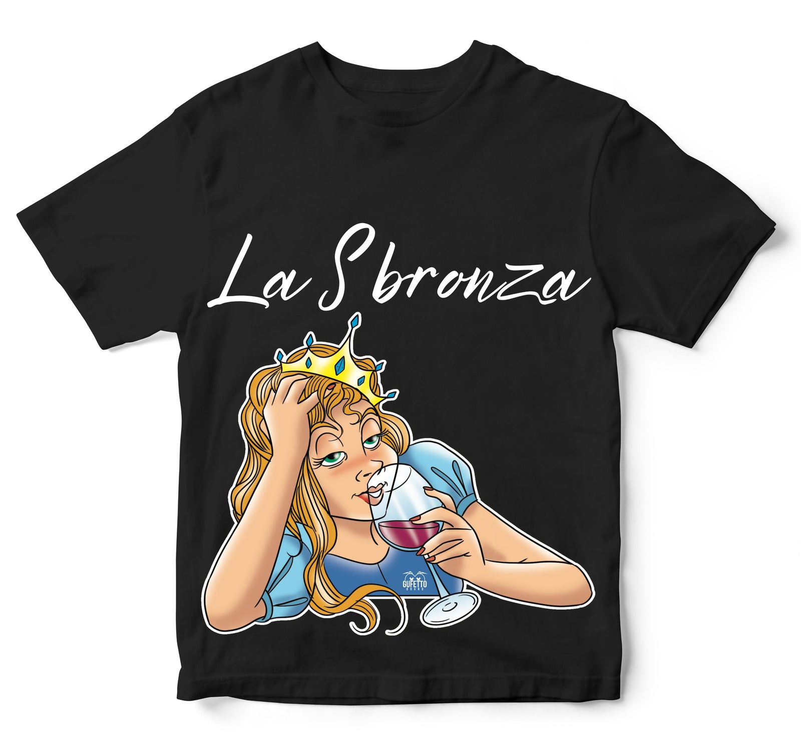 T-shirt Bambino/a Principesse 2.0 La Sbronza ( S00072985 ) - Gufetto Brand 
