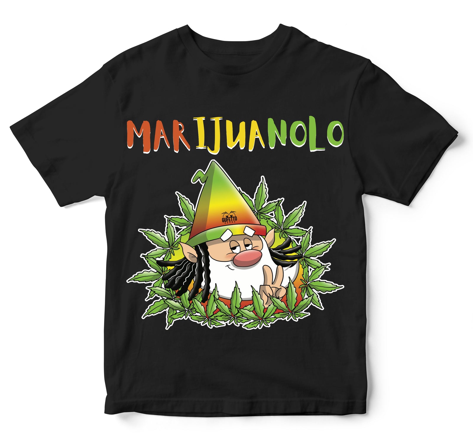 T-shirt Bambino/a MARIJUANOLO ( M90002389 ) - Gufetto Brand 