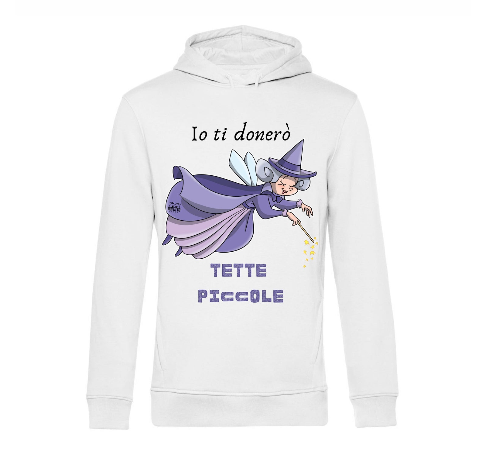 Felpa donna Le Fatine Ignoranti Tette Piccole ( T7893127 ) - Gufetto Brand 