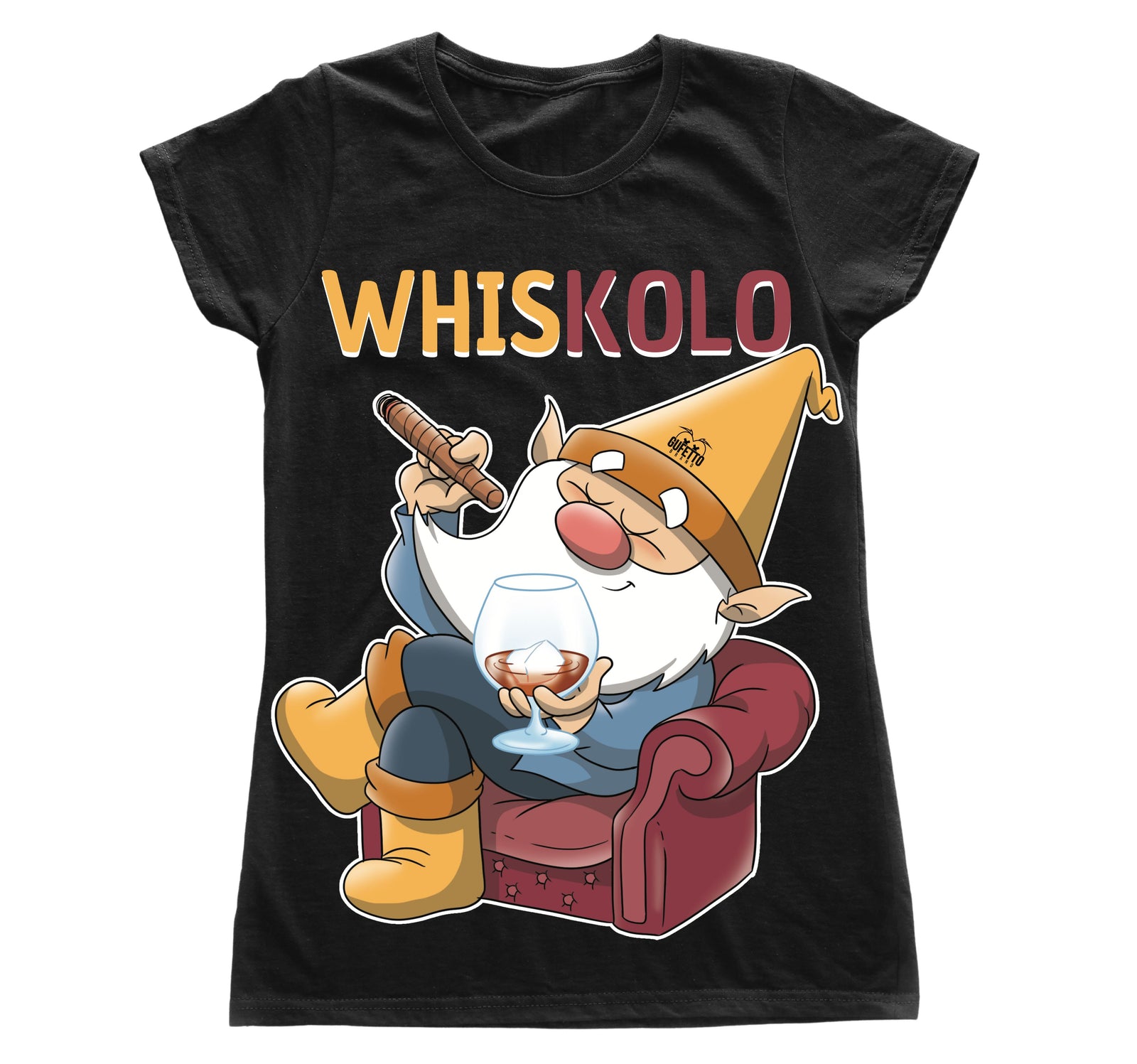 T-shirt Donna Whiskolo ( W71112096 ) - Gufetto Brand 