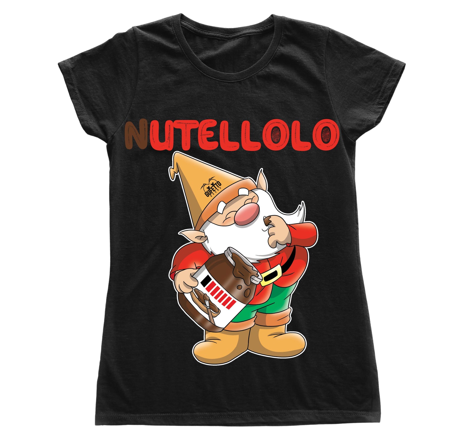 T-shirt Donna Nutellolo ( N0032890 ) - Gufetto Brand 