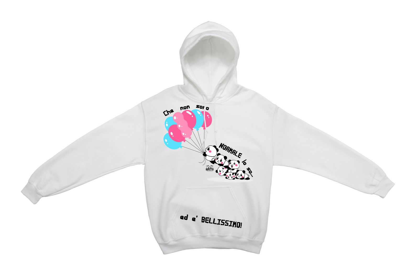 Felpa donna Che non sono...Panda - Gufetto Brand 