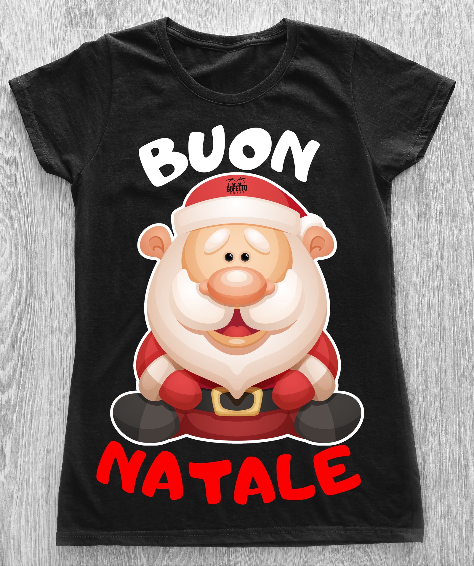 T-shirt Donna BUON NATALE ( B7799908 ) - Gufetto Brand 