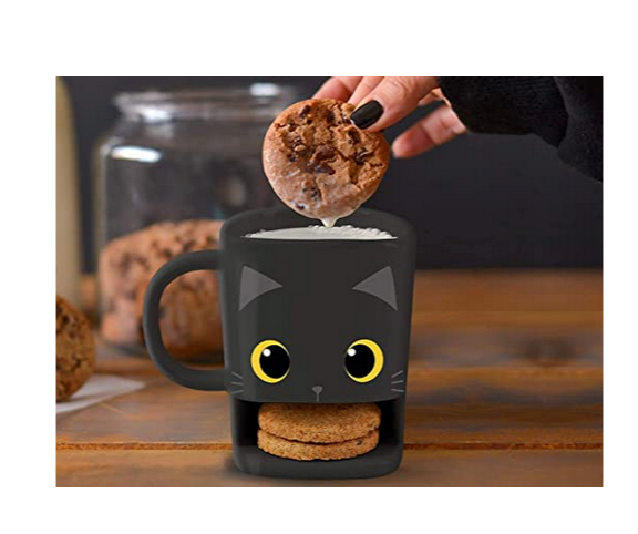 Tazza porta biscotti 250ml (Cat) - Gufetto Brand 