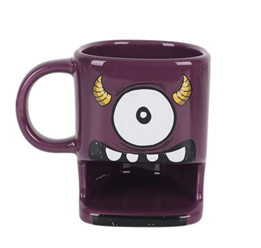 Tazza porta biscotti 250ml (Monster) - Gufetto Brand 