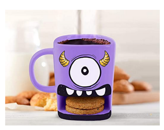 Tazza porta biscotti 250ml (Monster) - Gufetto Brand 
